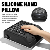 Puissant aspirateur de poussière d'ongle 180W collecteur de poussière d'ongle professionnel avec filtre réutilisable réduire 98% outil de Salon d'art d'ongle de poussière