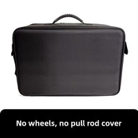 Valise de maquillage professionnelle de grande capacité avec quatre pochettes amovibles, boîte à outils multifonctionnelle pour la beauté, le nail art, le tatouage