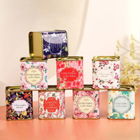 Boîte de rangement hermétique empilable pour thé, conteneur métallique anti-humidité pour feuilles de thé, organisation domestique, vente en gros