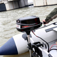Moteur hors-bord électrique 800W 24V 3hp avec vitesse variable en continu pour bateaux jusqu'à 13,2 pieds