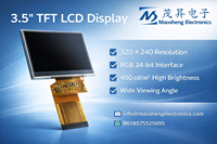 Module d'affichage LCD TFT personnalisé 320x240 3,5 pouces avec connecteur 54 broches, panneau tactile en option, rétroéclairage LED de marque Maosheng