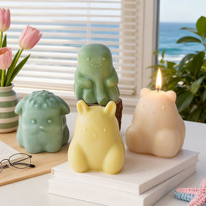 J10-488 özel DIY Shar Pei köpek kedi süt jöle kalıp pişirme silikon kek kalıp karikatür süt ejderha puding mus kalıp - Product Image 2