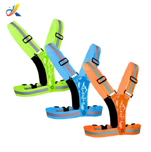 Veste de sangle de lumière led haute visibilité led <span class=keywords><strong>gilet</strong></span> de <span class=keywords><strong>sécurité</strong></span> réfléchissant <span class=keywords><strong>lumineux</strong></span> haute luminosité - Product Image 1