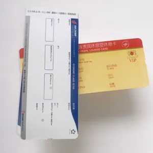 Thermal Direct Paper Heat Transfer Airline Boarding Pass Customized