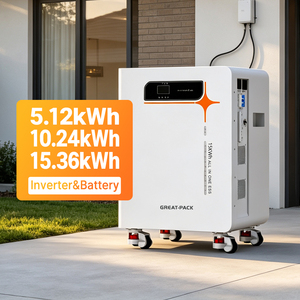 Sistema de Almacenamiento de Energía Integrado Todo en Uno Solar y de Batería de 10KWh 5.5KW para el Hogar, Paquete de Baterías de Pie - Product Image 1