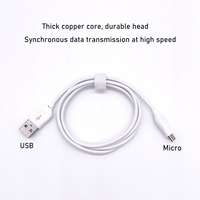 Câble USB a mâle à micro-USB à charge super rapide avec conducteur en cuivre pur et blindage tressé pour imprimante et ordinateur