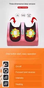 Alat Pijat Kaki Elektrik Shiatsu Tekanan Udara Mesin Youmay, Pijat Kaki Inframerah Bergetar, Produk Laris - Product Image 4