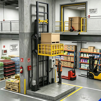 Plateforme élévatrice hydraulique électrique à double ciseaux robuste de 2 tonnes, 2 étages, pour quai de chargement et centre de distribution