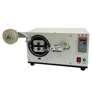 Inductive wire tape winding machine electric tape winding machine with magnetic core and outer rubber coating