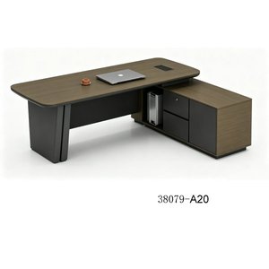Escritorio Ejecutivo Moderno de Madera con Gabinete de Almacenamiento 38079-B36A, Muebles de Oficina Independientes - Product Image 5