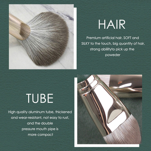 Accessoires de <span class=keywords><strong>photographie</strong></span> ensemble de cheveux synthétiques pinceaux de maquillage pour le visage rose - Product Image 5