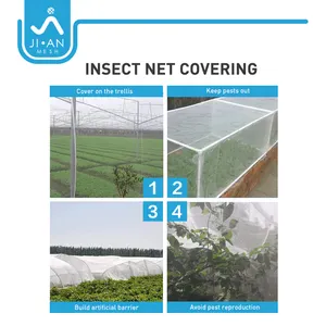 Greenhouse Insect Proof Net 40 Mesh Tomato Protect Insects Proof Mesh Fine Mesh Net Garden Netting White Anti Insect Cage Screen