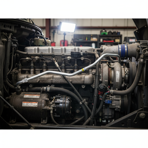 Tuyau de sortie de compresseur en acier QSP pour 440, neuf, OEM 5010612839, 20mm, 80CM, 74060, pièces de camion poids lourd - Product Image 3