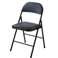 Vente en gros de chaise moderne pliable Jiuyi pour salle de conférence chaise de bureau exposition hôtel événement mariage chaise en métal épaissie dossier de maison