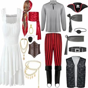 Disfraz de Cosplay de Luffy, Rey Pirata, Anime, Carnaval, Juego de Rol, Sombrero, Traje, Conjunto de Ropa, Disfraz para Adultos, Fiesta de Halloween - Product Image 2