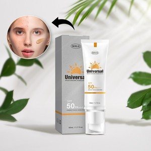 Protector <span class=keywords><strong>Solar</strong></span>/<span class=keywords><strong>Crema</strong></span> <span class=keywords><strong>Solar</strong></span> Resistente al Agua Más Vendida en la Plataforma Electrónica, FPS50 PA+++, Humectante <span class=keywords><strong>con</strong></span> <span class=keywords><strong>Color</strong></span>, Productos Coreanos para el Cuidado de la Piel, Personalizable - Product Image 1