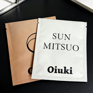 Bolsa de Embalaje Termosellable Blanca Personalizada para Cosméticos, Bolsa de Plástico Autosellable de 3 Lados para Pequeños Snacks - Product Image 1