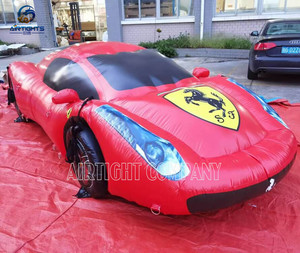 <span class=keywords><strong>Voiture</strong></span> <span class=keywords><strong>gonflable</strong></span> rouge à vendre, modèle de <span class=keywords><strong>voiture</strong></span> publicitaire géant en PVC de haute qualité - Product Image 2