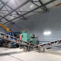 Ligne de production de briquettes à faible consommation d'énergie, moules personnalisés, forme carrée ou en coussin pour charbon et métallurgie