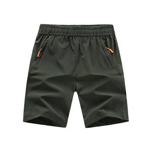 Fabricant de shorts de bain personnalisés à la mode 100% coton épais pour hommes braguette zippée coupe ample solide et décontracté - Product Image 2