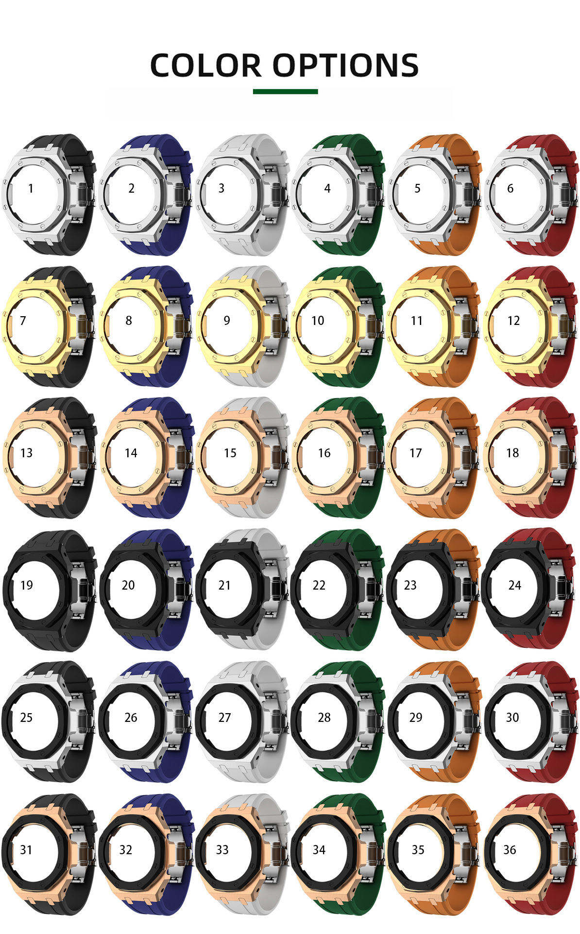 Sélection des couleurs