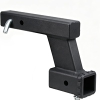 Adaptateur de remorquage YIKUN de 6 pouces, rehausseur de 7 et 9 pouces réglable, capacité de 7500 lb, récepteur standard de 2 pouces