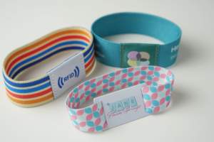 소스 공장 재사용 13.56Mhz 탄성 <span class=keywords><strong>RFID</strong></span> 팔찌 피트니스 또는 스파 액세스 제어 카드 - Product Image 3