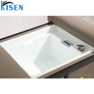 Lit de massage et de spa Kisen pour salon, lit de spa thaïlandais pour pédicure avec armoire de rangement, spécial pour salon de coiffure - Product Image 4