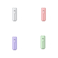 Kipas Mini Lipat Portabel Kartun dengan Senter LED, Power Bank Tipe-C 4000mAh, Daya Tahan 4-16 Jam, Bilah Lembut, Sentuh untuk Menghentikan, Cocok untuk Perjalanan