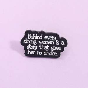 Épingles en métal en alliage de zinc sur le thème de <span class=keywords><strong>l</strong></span>'<span class=keywords><strong>amour</strong></span> pour femmes et filles-Cadeaux de bijoux inspirés de <span class=keywords><strong>l</strong></span>'histoire des femmes fortes pour les occasions - Product Image 1