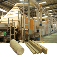 Ligne de production de laine de roche en fibres de basalte continue, machine de fabrication de laine de verre