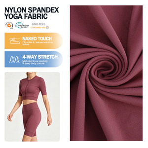 Tissu de yoga en polyamide élasthanne Ripstop extensible dans 4 directions, séchage rapide, protection UV UPF50+, design personnalisé haut de gamme - Product Image 1