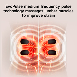 Masajeador de cintura calentado de alivio Menstrual portátil inalámbrico, equipo de terapia física de alivio de calambres menstruales, máquina masajeadora de 8 modos - Product Image 4