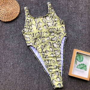 Estampado de leopardo 2019 mejor venta de una sola pieza traje de baño Sexy <span class=keywords><strong>sin</strong></span> espalda de moda <span class=keywords><strong>chica</strong></span> <span class=keywords><strong>Bikini</strong></span> - Product Image 6