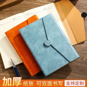 Customizable <b>A5</b> Business Notebooks Simple Meeting Record Notebook Printing Wholesale <b>Envelope</b> Design Promotion Magnetic Button - Product Image 3