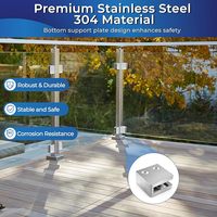 Pièces de quincaillerie OEM ODM en gros pour usine : Serre-verre de précision en acier inoxydable sur mesure pour piscine, balcon, escalier, villa