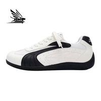 Zapatillas Deportivas Unisex Estilo Alemán con Cordones, Malla Transpirable, Casuales, de Tacón Bajo, para Caminar