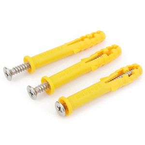 Anclaje de expansión de nailon de alta resistencia, anclaje de plástico para pared con tornillo para paneles de yeso de acero inoxidable o zincado en color - Product Image 5