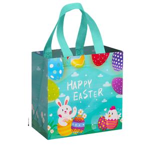 Bolsas de Regalo Navideñas Personalizadas, Ecológicas, Reutilizables, de Poliéster No Tejido, con Diseño de Letras - Product Image 1