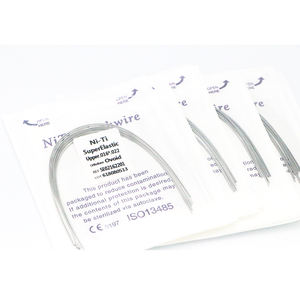 Fornitura di fabbrica di materiali per la salute dentale ortodontico <span class=keywords><strong>NiTi</strong></span> arcuato produttore di fili orto nichel titanio Archwire - Product Image 4