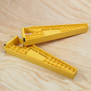 Gabarit d'installation de tiroirs industriel jaune durable OEM/ODM en plastique ABS, outil de positionnement de rail de meuble manuel DIY, logo personnalisé - Product Image 5