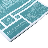 Sac fourre-tout en toile pour boutique de mode, prêt à la vente, avec poignées de couleur personnalisée pour la présentation de marchandises sur le comptoir du magasin