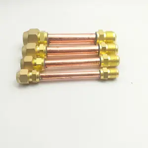 ท่อทองแดงทองเหลืองเชื่อมต่อ 1/2 "และ 1/2" NUT สำหรับทั้งด้านข้าง