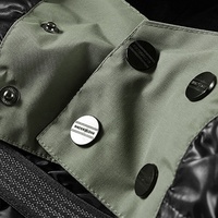 Chaqueta Acolchada de Invierno para Hombre - Parka Térmica con Capucha, Resistente al Viento, para Senderismo y Uso Diario - Logotipo Personalizado