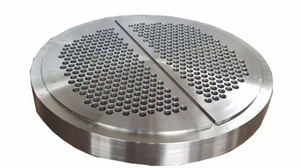 Baffle en acier inoxydable moulé <span class=keywords><strong>de</strong></span> qualité supérieure, à souder sur collecteur <span class=keywords><strong>de</strong></span> tuyauterie, plaque <span class=keywords><strong>de</strong></span> tubes industrielle - Product Image 2