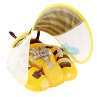 Swimbobo bébé mignon dessin animé natation flotteur enfants anneaux gonflables flotteurs enfant piscine eau jouet anneau PVC pour l'été avec auvent