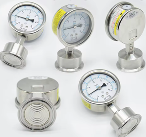 AFK高品質ハイフロー4 "ドライユーティリティ水素ガス圧力ゲージ - Product Image 4