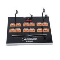 Comptoir belle acrylique maquillage cosmétique affichage classique cils présentoir avec cils 6 cils bâton organisateur
