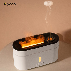 Imycoo hương thơm dầu khuếch tán ngọn lửa hiệu ứng mới mini siêu âm lửa tinh dầu khuếch tán với <span class=keywords><strong>LED</strong></span> - Product Image 1