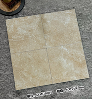 Carrelage en porcelaine gris rustique 400x400mm pour salle de bain, cuisine, balcon, carrelage de sol antidérapant
